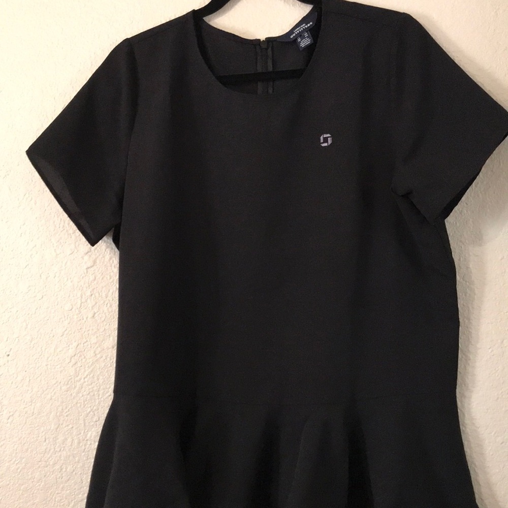 Chase apparel lands end peplum blouse size 12